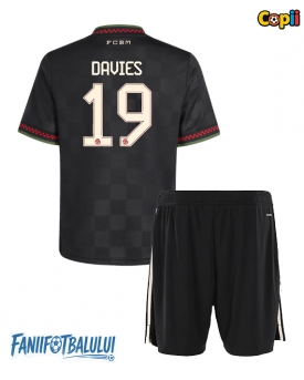 Bayern Munich Alphonso Davies #19 Echipament de Fotbal Replică 2025-26 Copii Treilea (+ Șorturi)